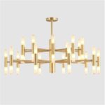 Dutti D0067 LED Chandelier Contemporary Nordic American luxury simple villa duplex floor living room lamp dining room bedroom study office lighting