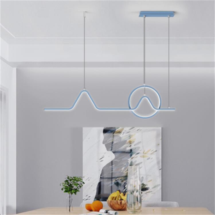 Dutti D Led Chandelier With Fishing Line Hanging Wire Golden Luxury Modern Minimalist For